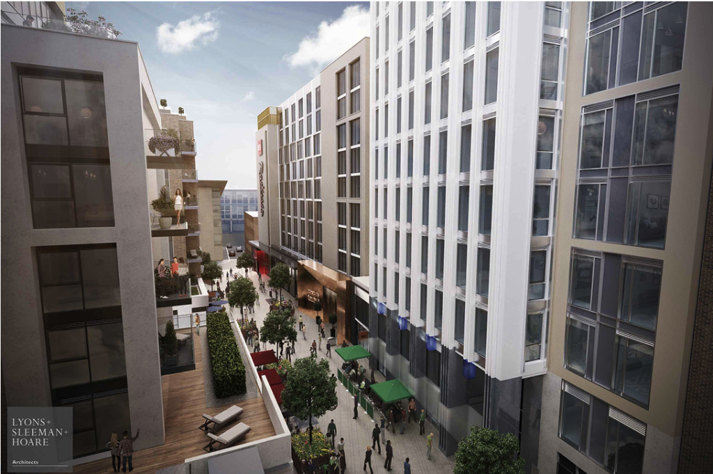 Exterior view of Redcliff Quarter in Bristol