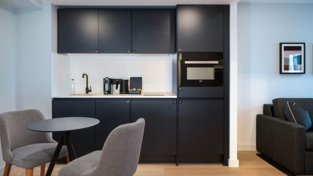Aparthotel birmingham kitchen fitout